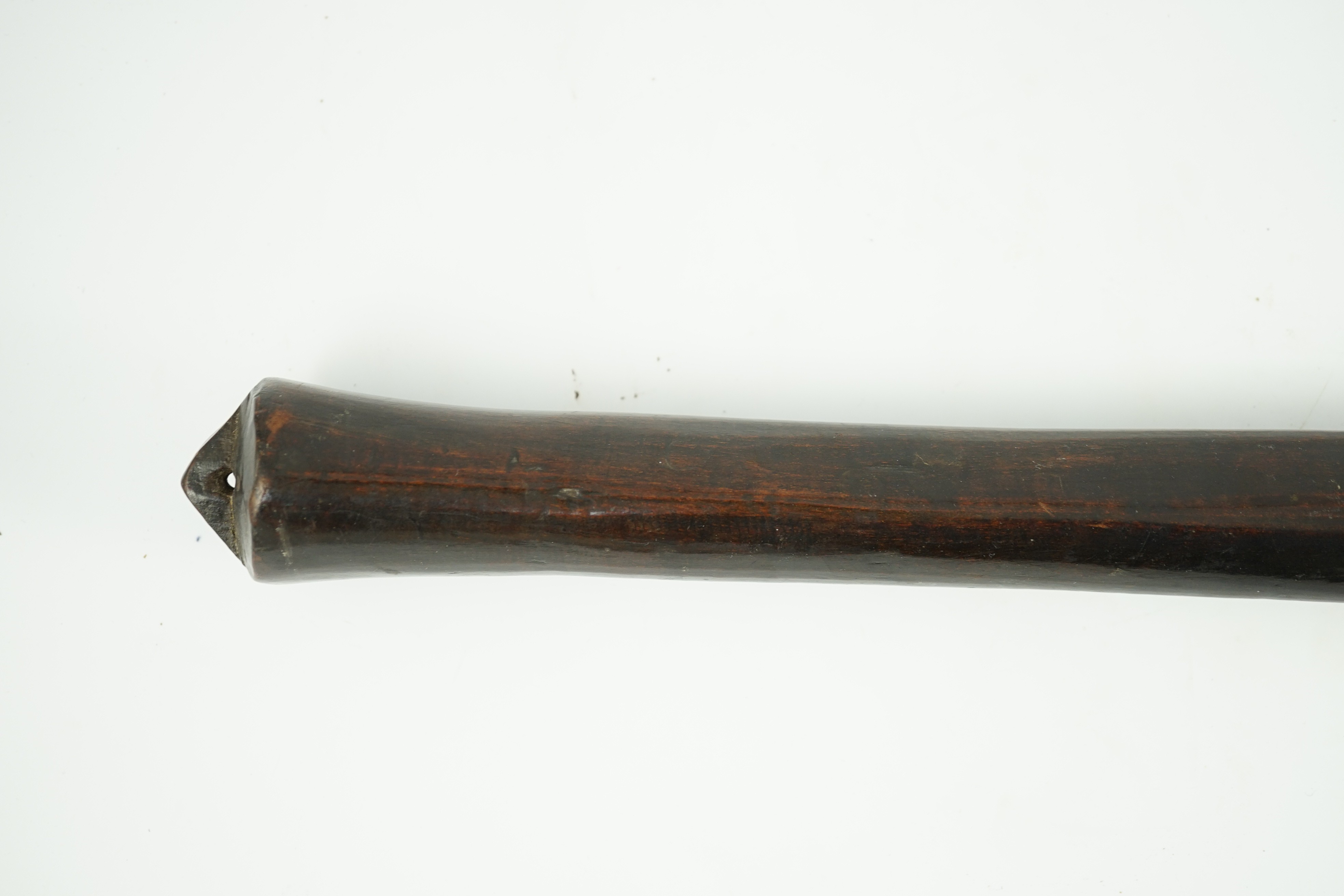 A Bowai Fijian hardwood war club, 65cm long